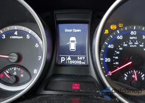 2014 Hyundai Santa Fe Gls z USA, uszkodzony, nr VIN KM8SM4HF2EU087845